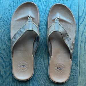 Ugg Seaside Leather Flip Flop